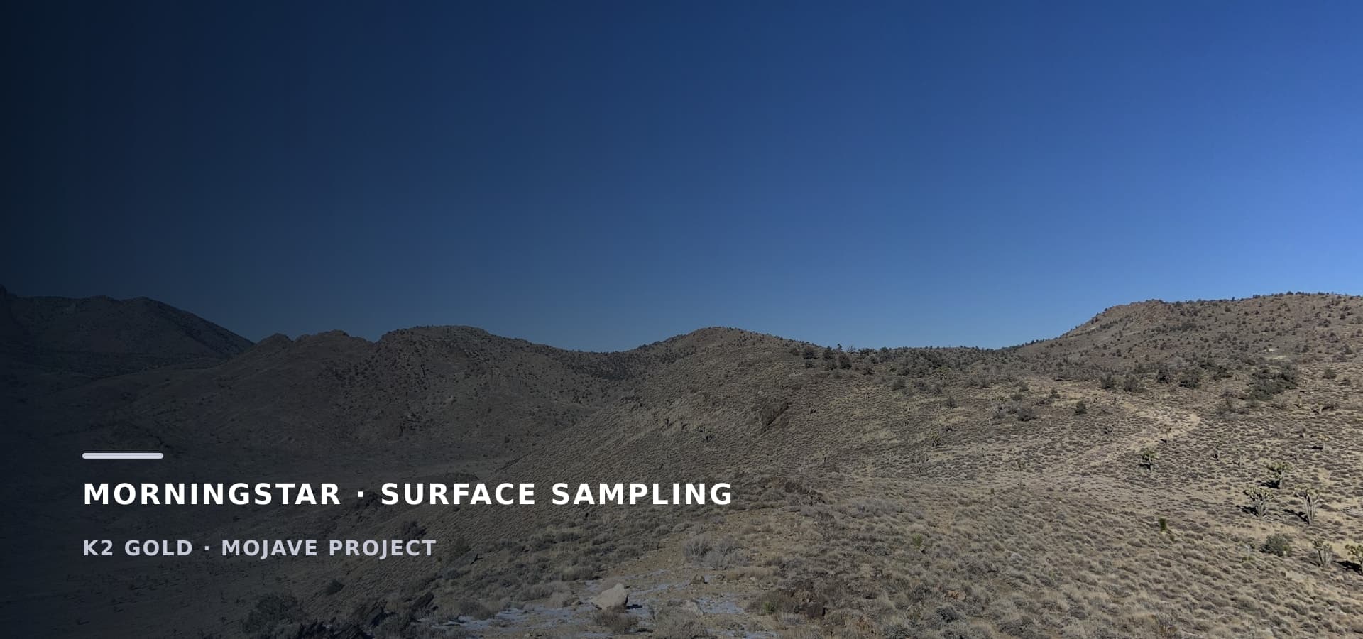 K2 Gold Samples Up to 2,737 g/t Silver and 23.2% Copper at Morningstar